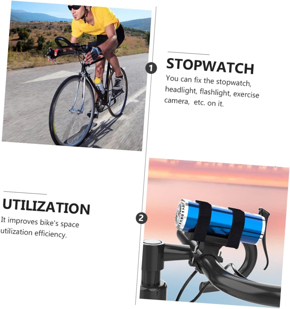 Flashlight Holder Riding Night Universal Handlebars Mountain Cycling Bracket Holder for Bike Handlebar