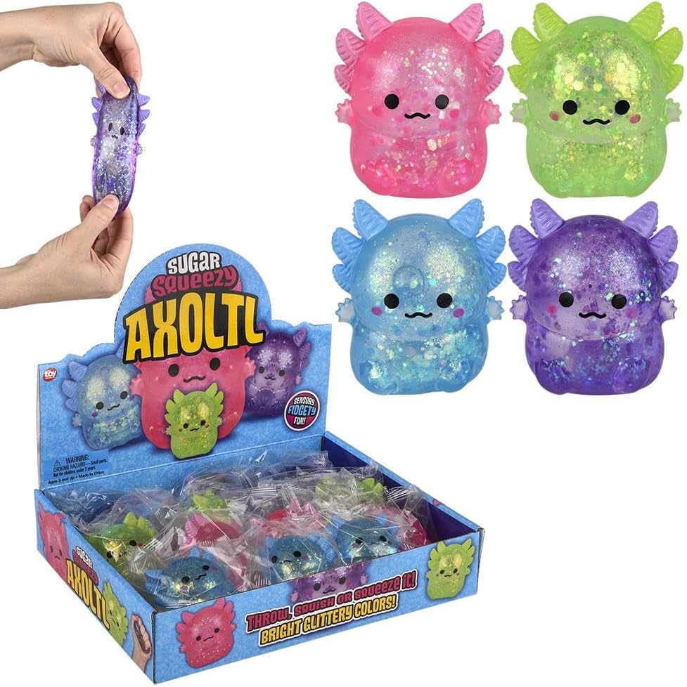 Rhode Island Novelty 2.5" Squeezy Sugar Axolotl