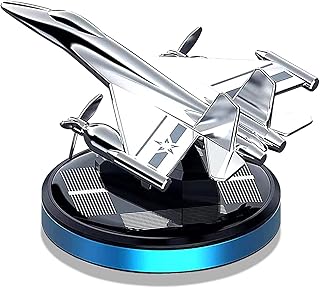 Sponsored Ad - [ Military-Grade Fighter] Car Air Freshener, Alloy Solar Rotating Car Essential Oil Diffuser with Cologne N...