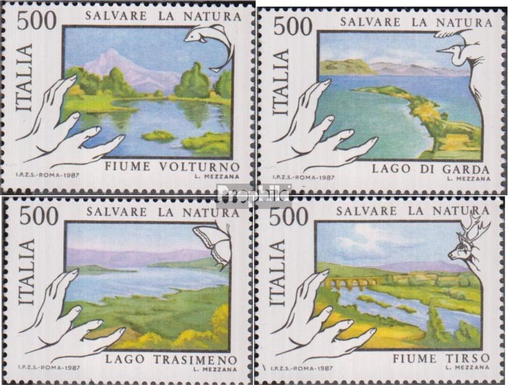 Italy 2005-2008 block of four (complete.issue.) 1987 Rivers and Lakes (Stamps for collectors) Landscapes