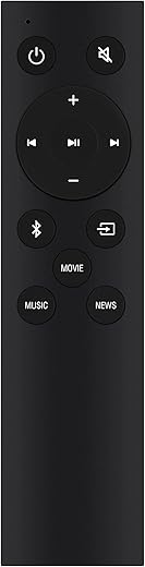 VINABTY TS7010 Remote Control Replacement fit for TCL Alto 7 TS7010 TS7000 Channel Home Theater Sound bar Soundbar System Remote Control