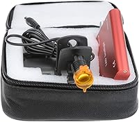 Vista 8 de Faro de 3W con filtro de clip de plástico, luz principal, faro para lupa binocular con bolsa (rojo)