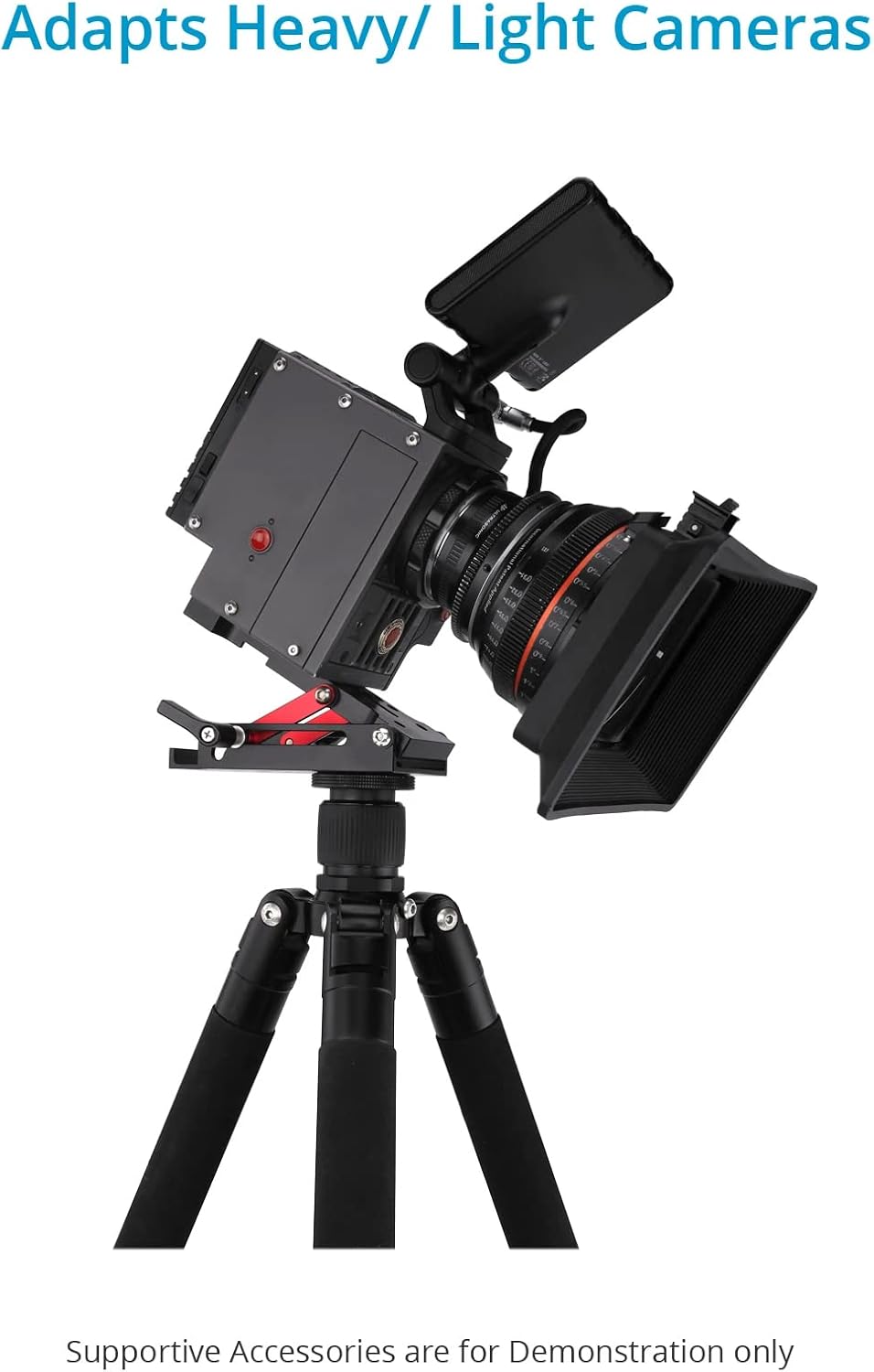 PROAIM Multi-Angle Wedge Plate for Camera Setup. Camera Payload up to 15kg/33lb. Tilt Angle: 0°-90(P-MWP)