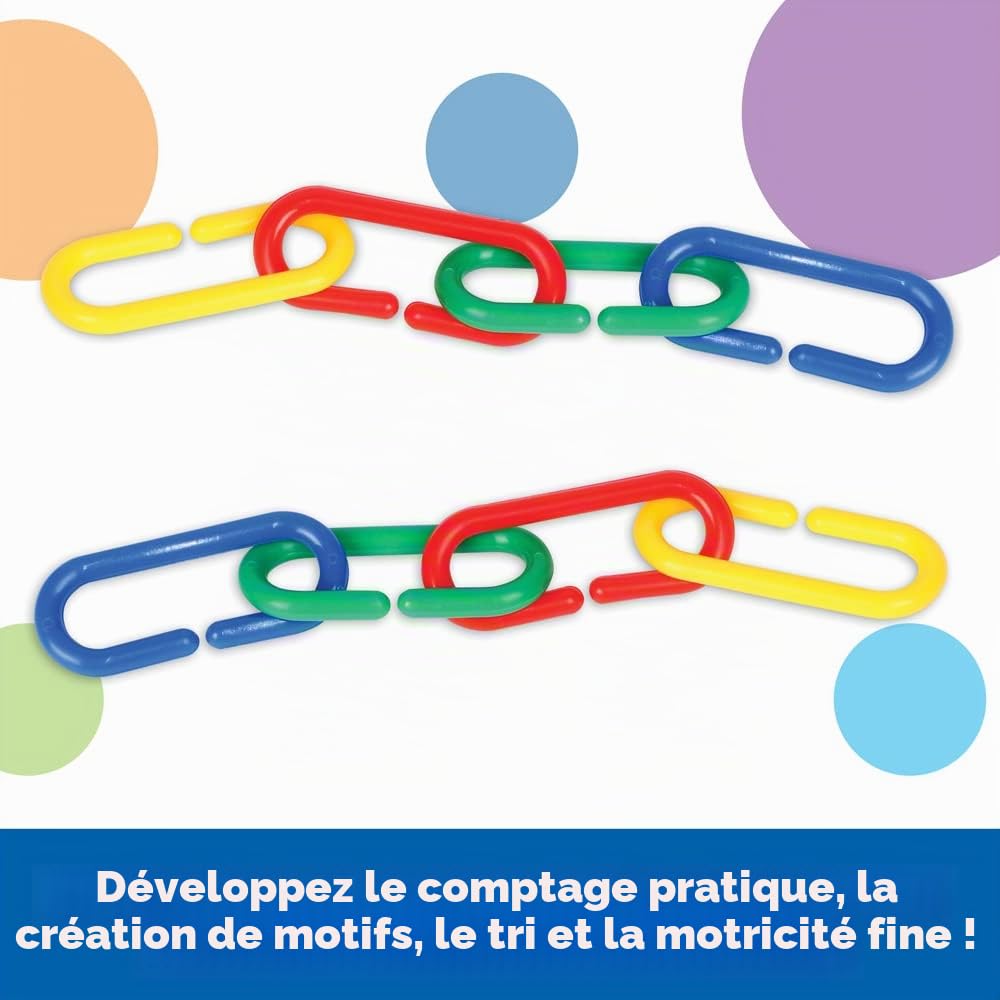 Learning Resources Kit de Tri Magnétique – Activité Montessori Motricité Fine – Jeu Éducatif Couleurs 2 à 5 Ans