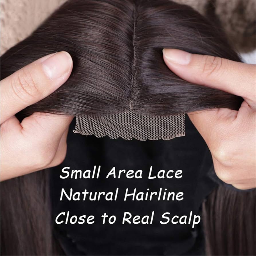 Amazon.co.jp: 合成レースウィッグロングストレートヘアウィッグ