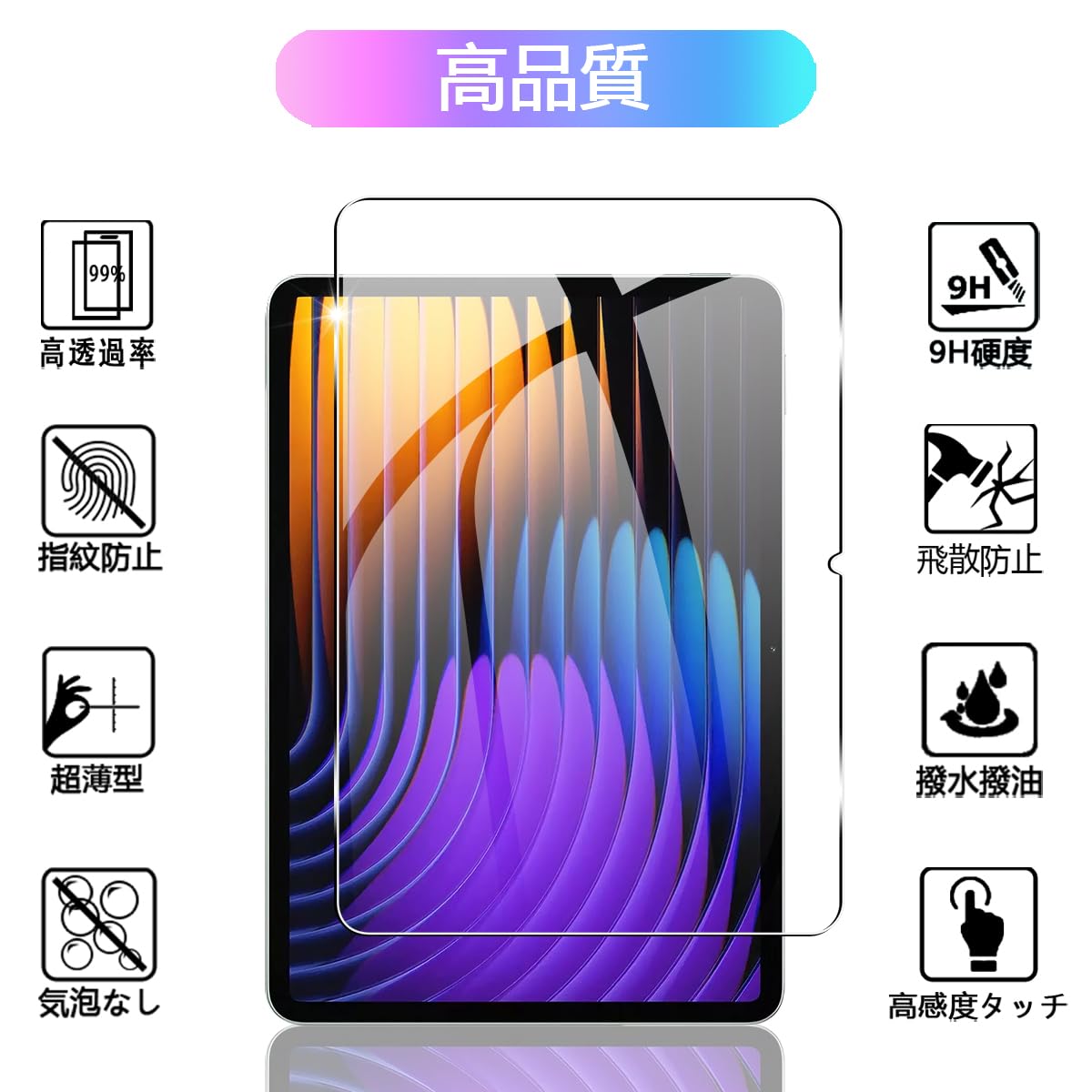 Amazon | 対応 Xiaomi Pad 7 / 7 Pro ガラスフィルム 2枚 + レンズ保護