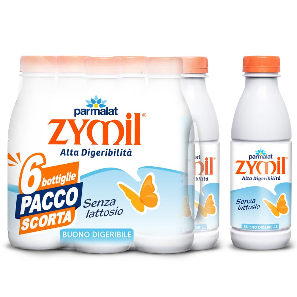 Zymil Latte UHT Buono Digeribile, Senza Lattosio, 6x500ml : Amazon