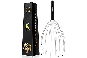 Usaga 28-Fingers Head Massager for Relief