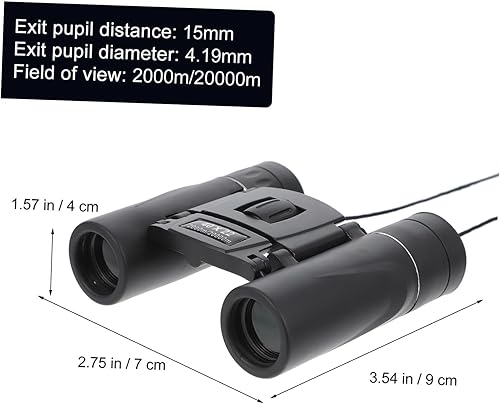 Miniatura 3 de Hemobllo 1 Unidades de prismáticos pequeños telescopios de camping telescopios de mano para adultos pequeños telescopio de camping s para niños