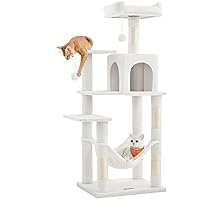 Feandrea Albero per Gatti Alto 143 cm, Tiragraffi per Gatti