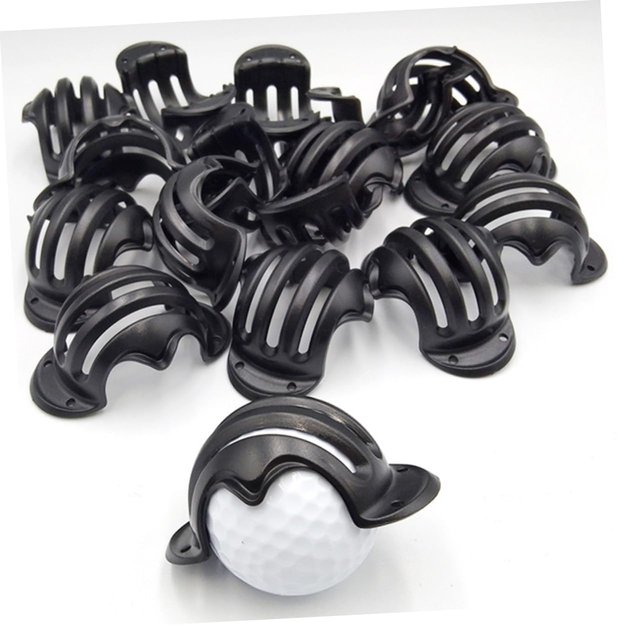 Zeilenzeichnung Set Golfmarker Linienmarkierung Markierungsgolf Werkzeug Golfball-Marker Golf-Strichzeichnungsmarker Zubehör zum Zeichnen von Golflinien Abs Zufällige Farbe