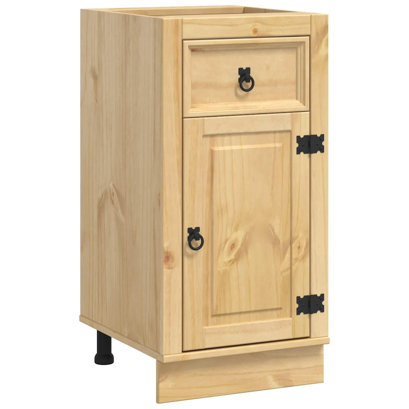 Homgoday Eleganter Kiefernschrank mit rechteckiger Form und viel Stauraum für Wohnzimmer und Esszimmer Model42007561