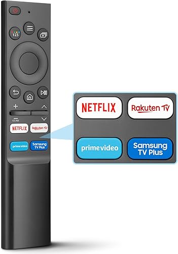 YOSUN for Samsung-Smart-TV-Remote-Control,Replacement,Universal Remote Suitable for All original Samsung TVs,with Netflix,Prime Video,Rakuten TV, Samsung tv plus Buttons