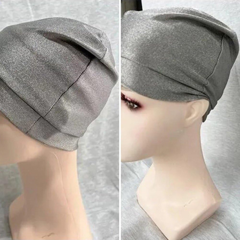 Gorro Unisex Antirradiación, De Fibra Plateada, con Protección contra Ondas Electromagnéticas Y RF, EMF 5g Y WiFi.