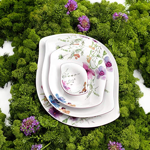 Villeroy & Boch Mariefleur Serve & Salad Bowl, Premium Porcelain, White/Multicoloured - Image 3