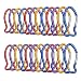 GOGO 24 PCS Aluminum Fish Shape Carabiners in Assorted Colors, Church Gift