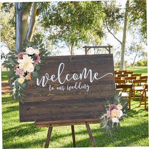 Swag de fleur de rose pour arche mariage | Fleurs bricolage décor de table
