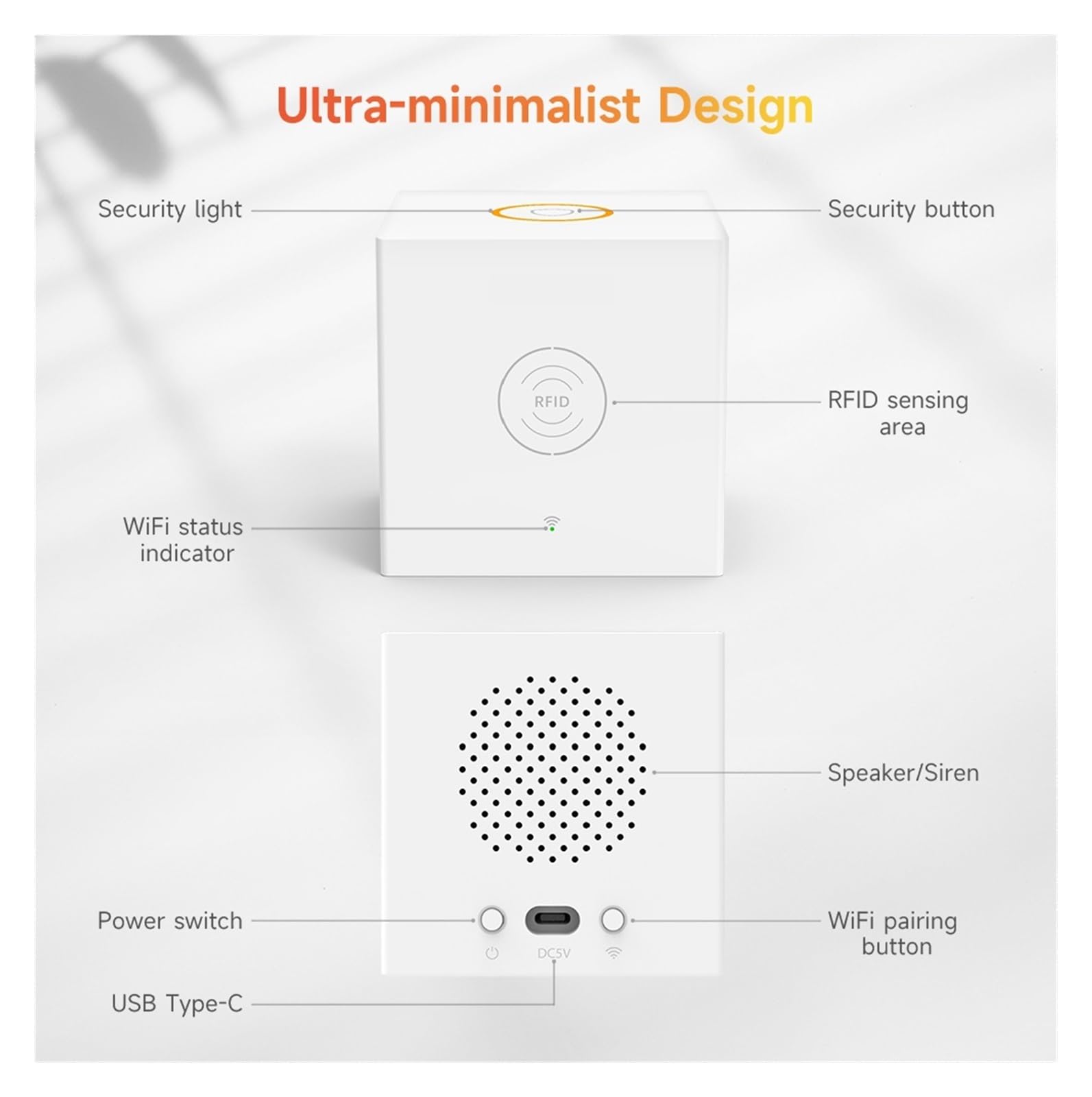 Sistemi Allarme Casa Di Allarme Kit Wireless WiFi Smart Security Protection Support RFID APP Control Works(Set-K 13Kit)