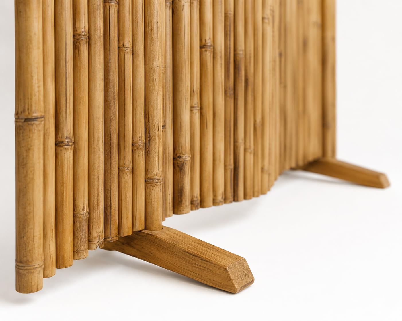 Brigros - Paravento da Esterno in Bamboo Naturale, Separè Frangivista per Giardino Terrazzo e Balcone, Schermo Privacy Decorativo Outdoor, 180x170 cm