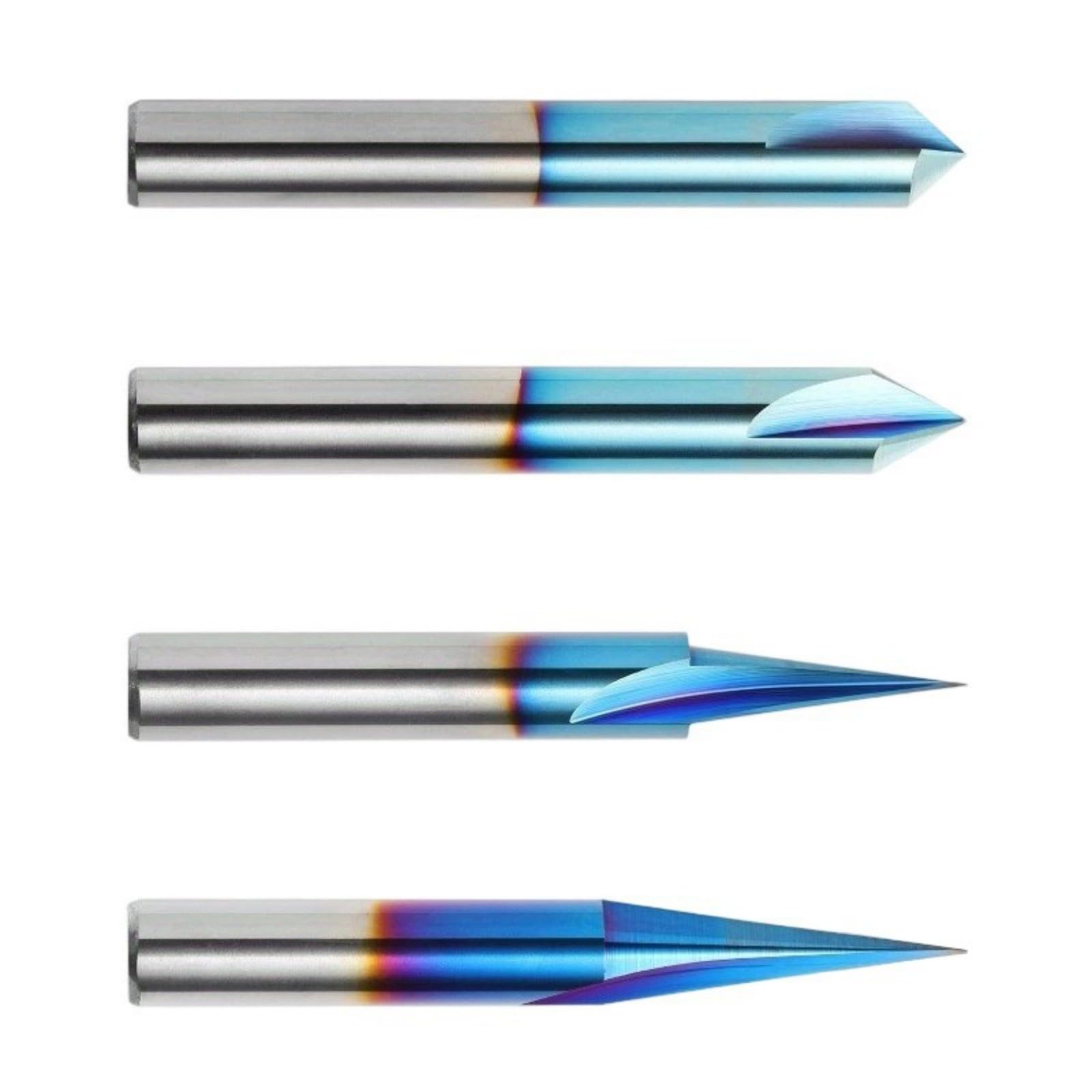 Rgybao Four Piece Set Automatio Consistent Cementite Wood Engraving Divisions Blue Dealt Fork Cutting Equipment For Accuracy Milling Automatio Wood Engraving Divisions