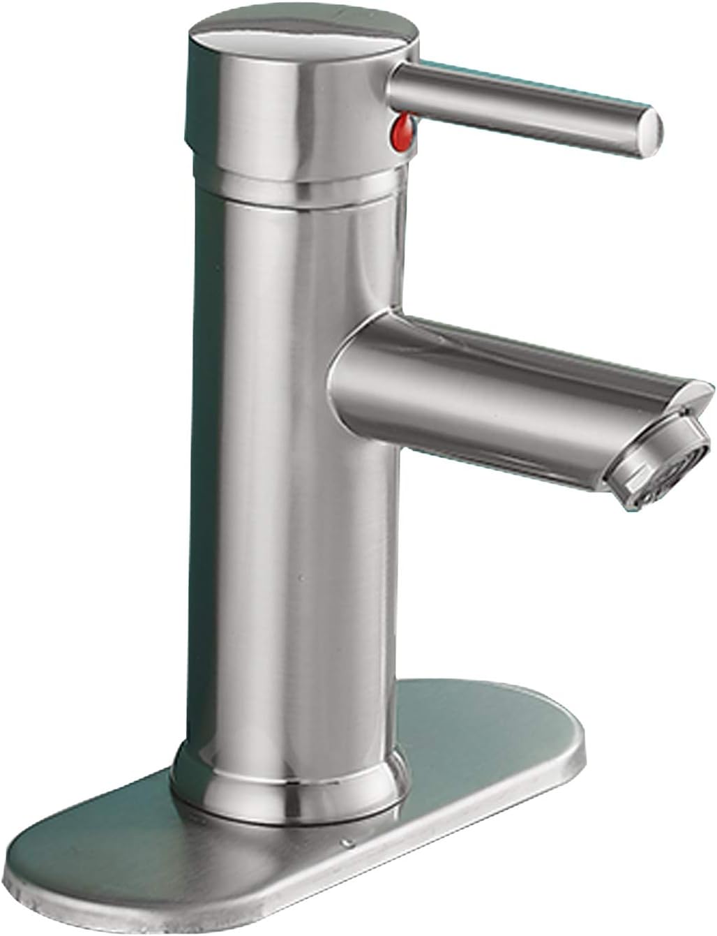 Black Bathroom Sink Faucet Single Handle One Hole Bathroom Faucet Brass Bath Vanity Lavatory Deck Mount Commercial with Water Supply Hose