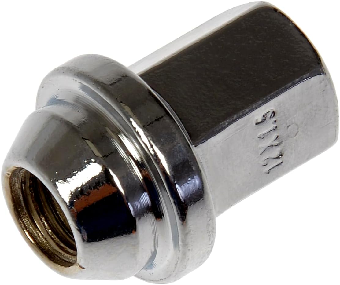 Dorman 611-263 Wheel Nut M12-1.50 Flattop Nut - 19 mm Hex, 35.9 mm Length Compatible with Select Models, 10 Pack (OE FIX)