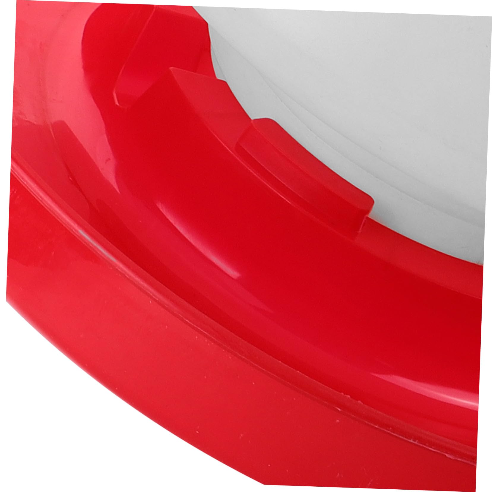 Mangiatoia per Galline Resistente alla Pressione e Protezione Solare in Plastica Bianca Design Creativo Forme a Vasca Adatta per Uso Esterno