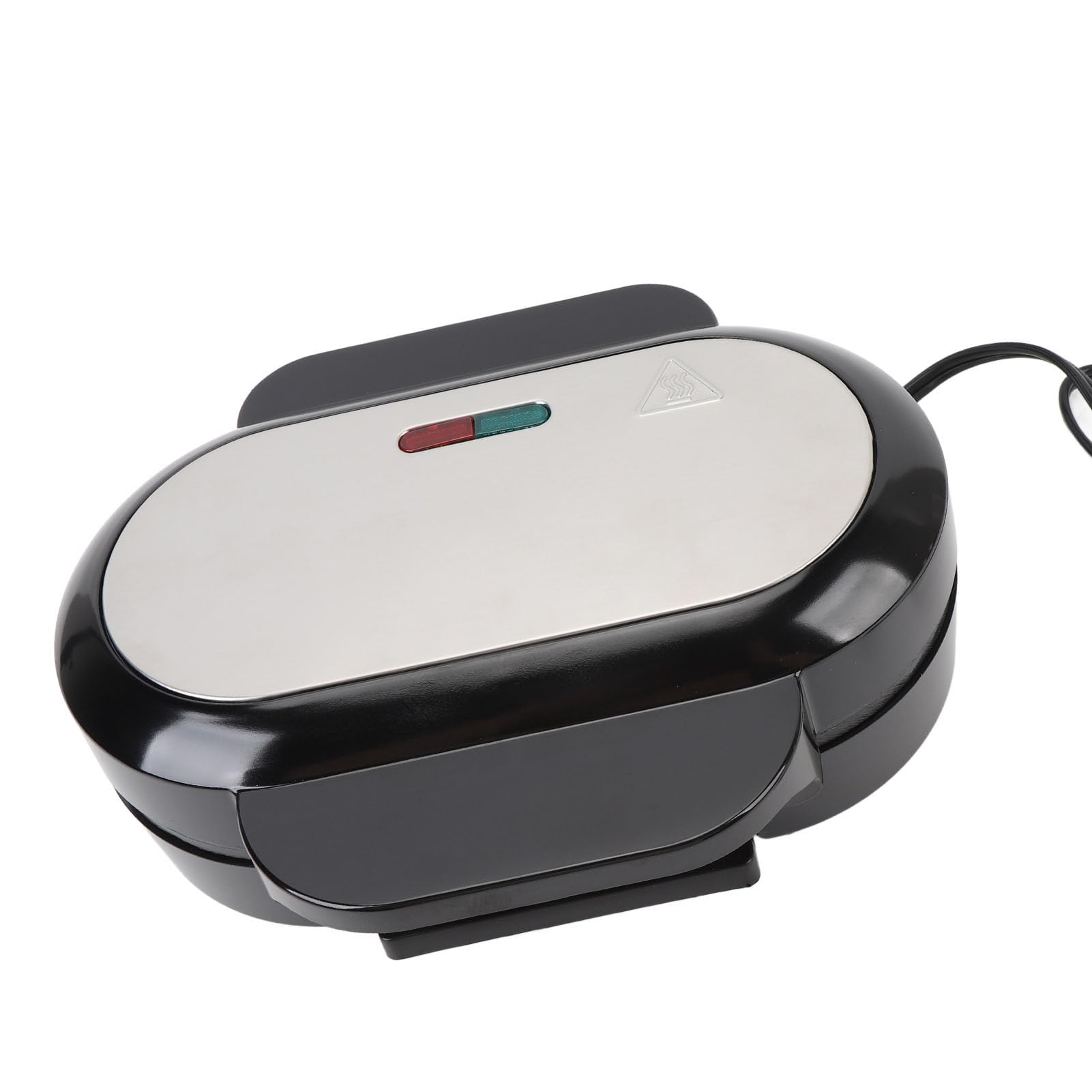 Elektrischer Frühstücksbereiter, Elektrischer Eier-Burger-Maker, Anti-Stick mit Aluminium-Heizplatte, Kompaktes Design für Eier-Pfannkuchen-Steak-Ei-Burger, Leicht zu Tragen