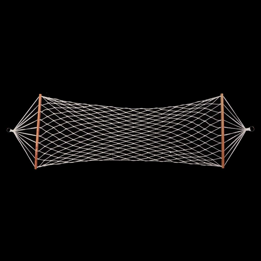 Amaca Amache Rope Swing 120kg Capacità, Struttura in Legno, per | Design a rete in legno e corda, portatile per il campeggio in giardino, adatto per adulti e bambini