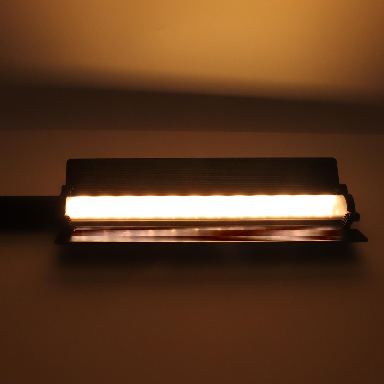 Varita de Luz LED de Mano RGB con Control de Aplicación y Visera de Metal, 360° a Todo Color 24W 2500K-9900K Tubo de Luz para Fotografía con 24 Escenas Preestablecidas Batería de