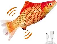 Vista 8 de Juguetes de peluche interactivos de peces móviles eléctricos