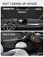 Vista 105 de Proadsy Parasol para parabrisas actualizado 2026, ajuste personalizado, Lexus NX 2022-2025 2026, 4 capas, plegable, protector de parasol frontal que