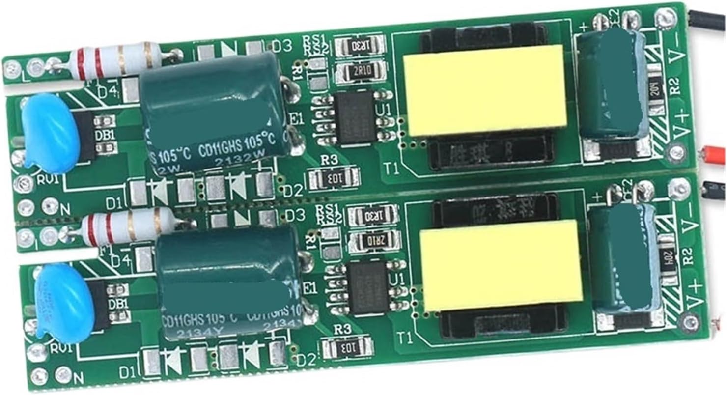 2 LED Drivers 8-18W LED Driver 220-230mA Power Supply Unit 270-280mA Lighting Transformer Input AC100-260V Power Adapter(8-18W 220-230mA 2Pcs)