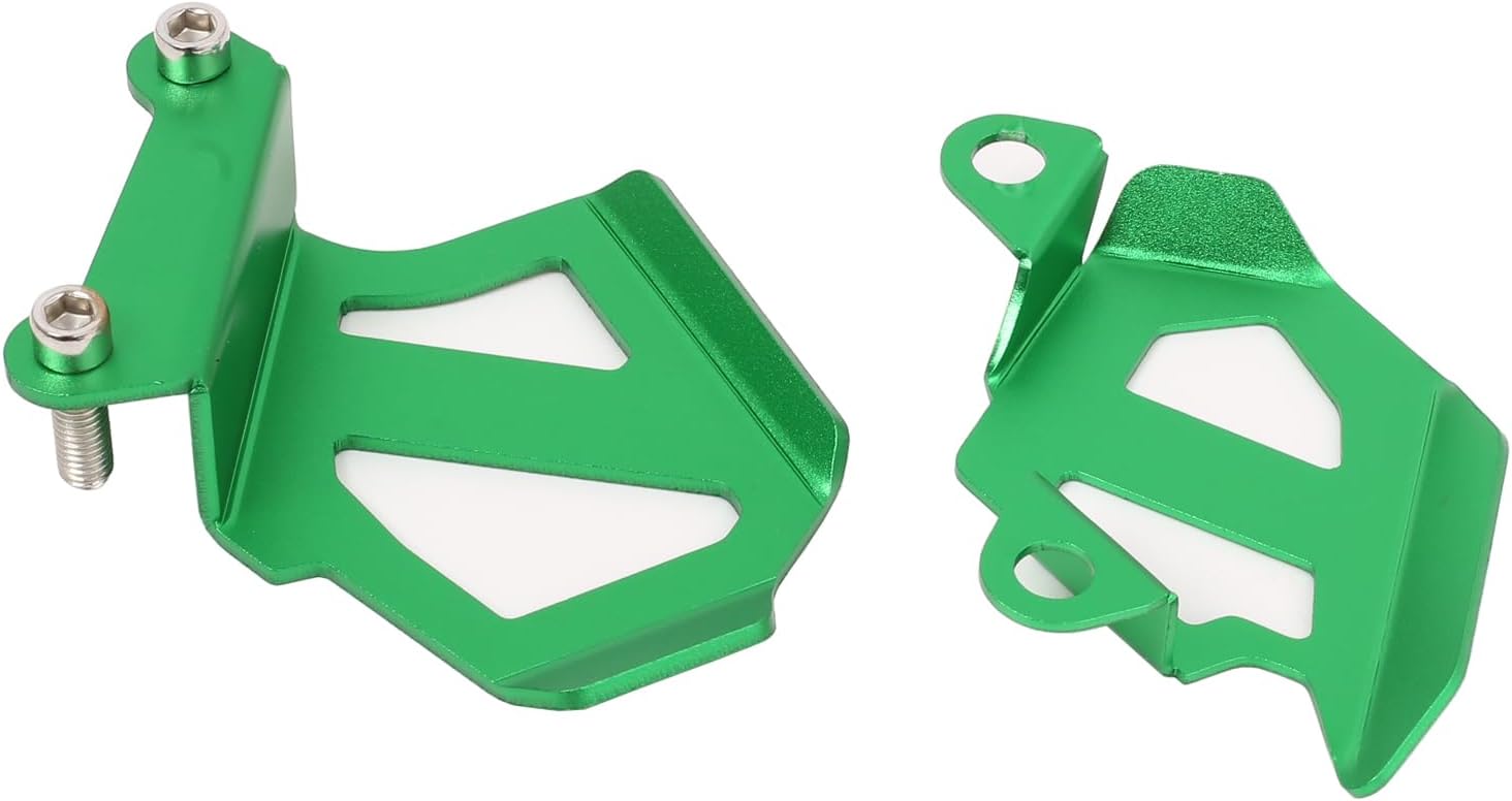 Motorcycle Front & Rear Brake Caliper Guard Cover for KLR650 KLR650-E KLR 650 2008-2024 (Green)