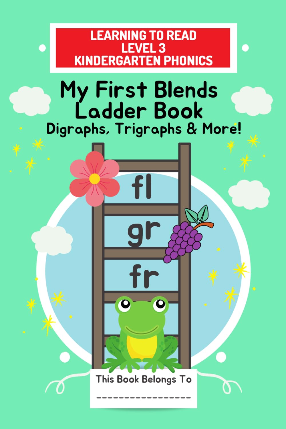 My First Ladder Blends Book: Digraphs, Trigraphs, and More!: Learning To Read Level 3 Kindergarten Phonics (My First CVC Ladder Book)