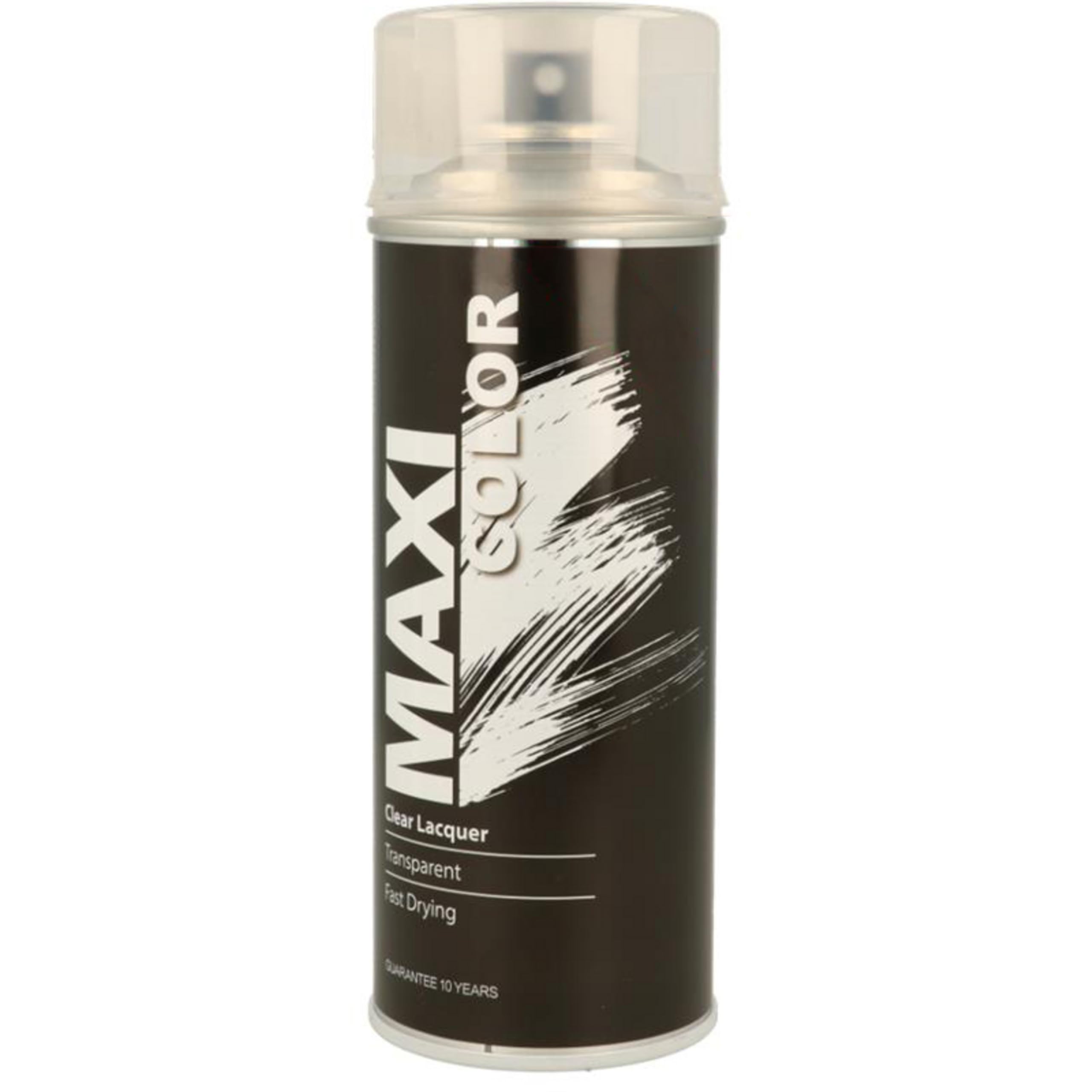 Maxicolor Clear Lacquer Spray Paint 400Ml High Gloss Finish Wood Metal Plastic 8711347208869
