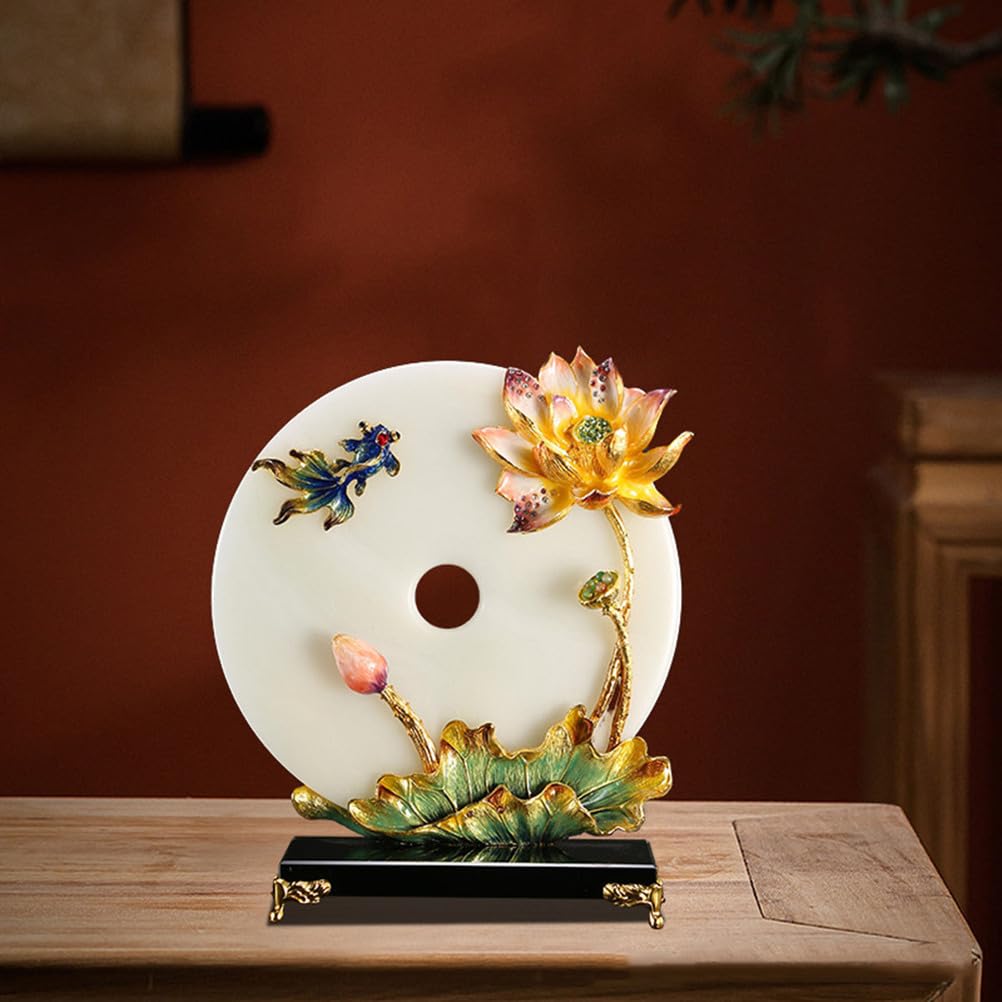 Ozdoby Feng Shui Bogactwo Figurka kolekcjonerska, klamra pokoju Fengshui Blat chiński pulpit Orientalny chiński tajemniczy wystrój Prezenty Świetne do uzdrawiania w domu lub biurze