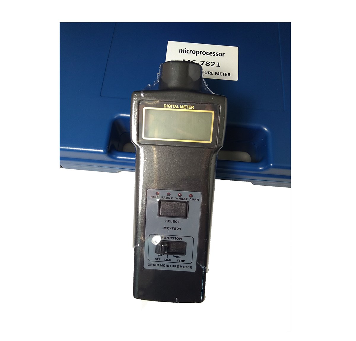 VTSYIQI Digital Grain Moisture Meter Tester MC7821 2in1 Temperature