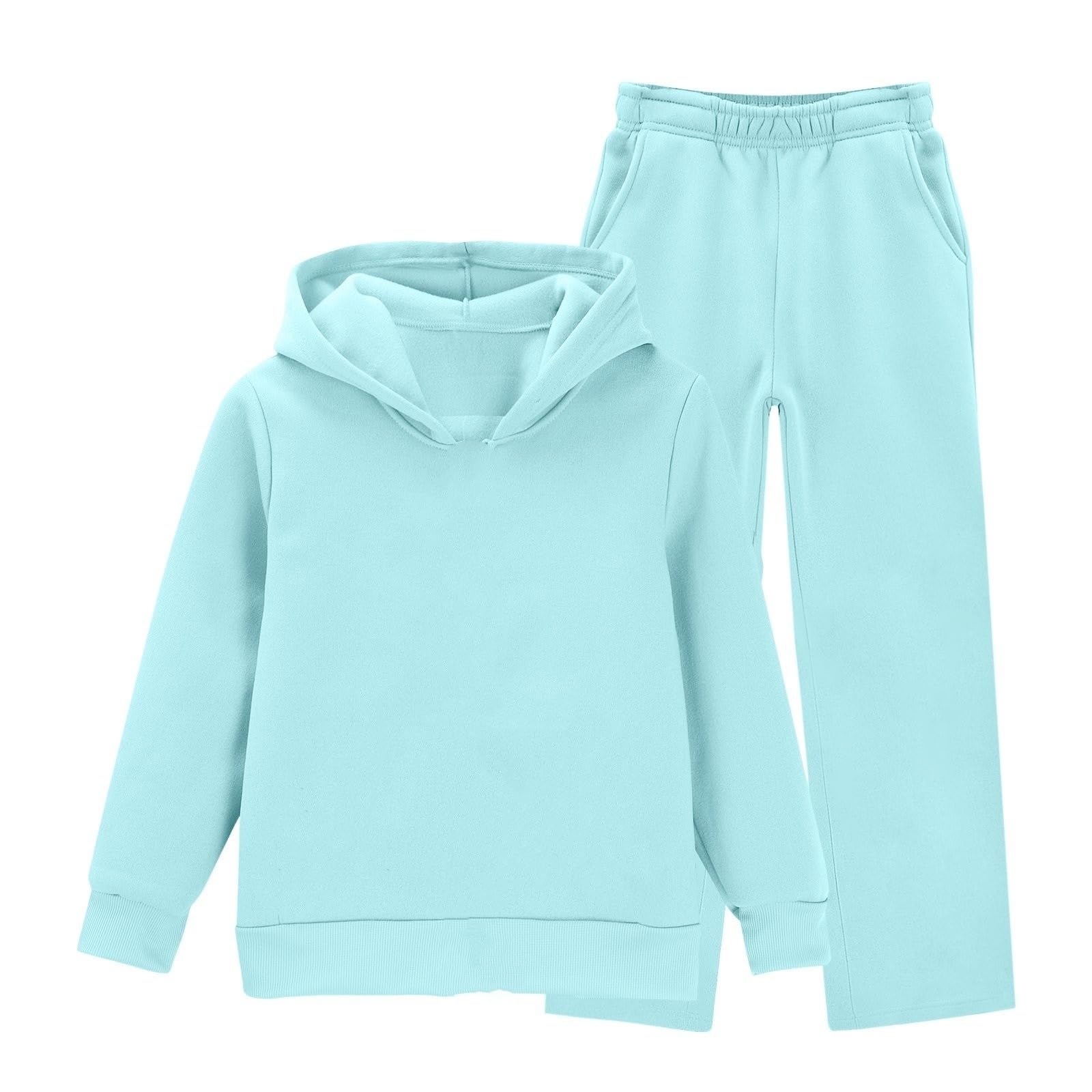 Tracksuit Teenager Mädchen Baggy,Trainingsanzug Mädchen 134 Sportanzug | Babybekleidung Kleidungsset Activewear Trainingsanzug Sweatpants Sportanzug Jogginganzug Sportset Sweatpants