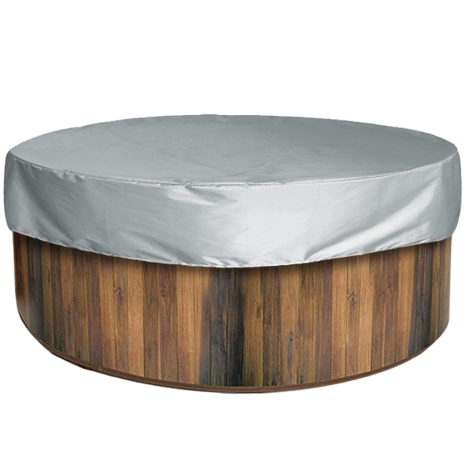 Couverture ronde anti-poussière bâche de remplacement gris