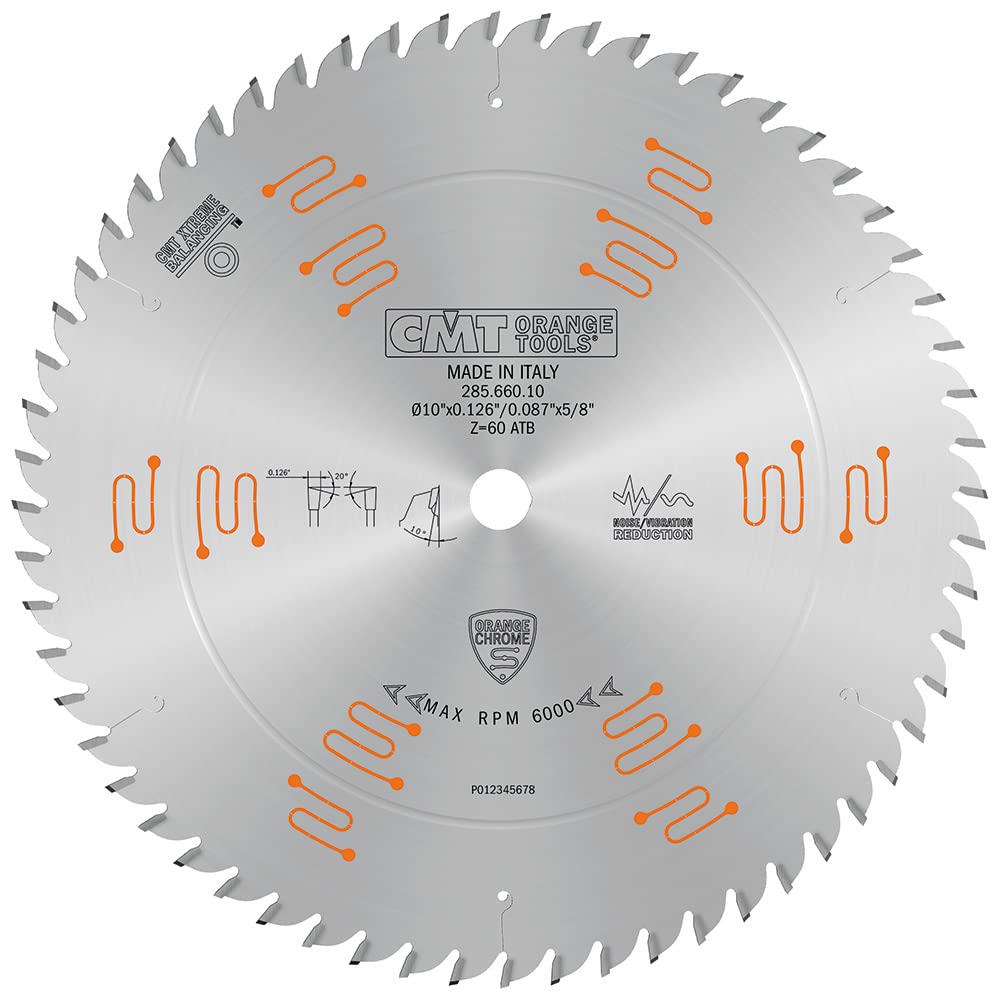 CMT ORANGE TOOLS 285.860.11M LAME CIRC.CHROME HW 260X2.5/1.8X30 Z60 ATB -5NEG