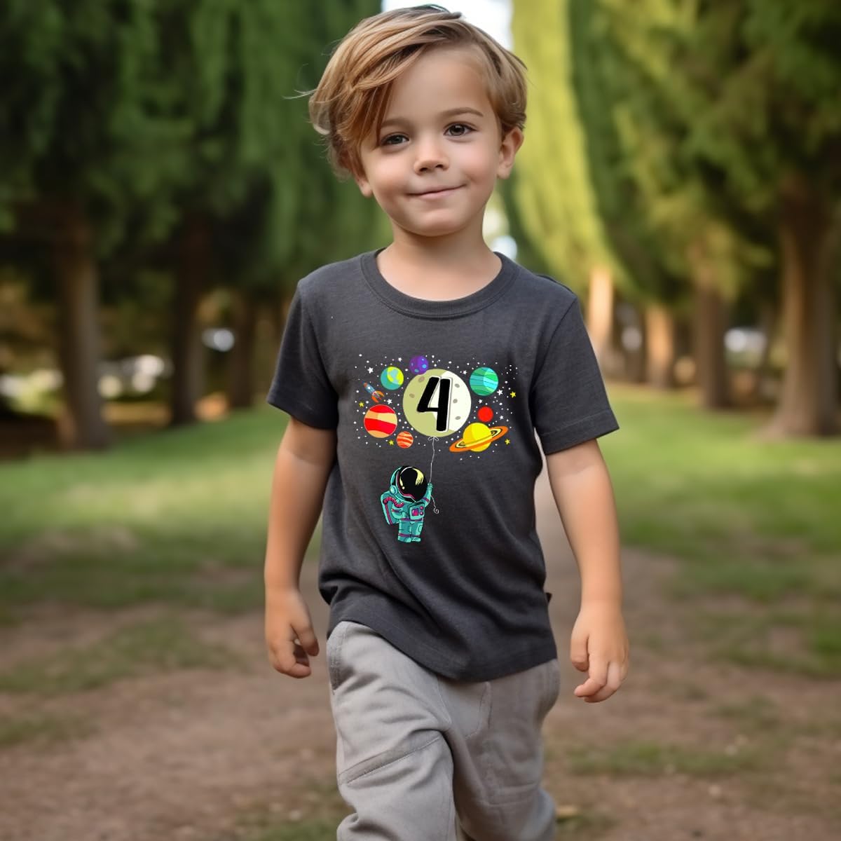 2-6 Years Boys Birthday Shirts Toddler Bday Construction Graphic Cotton Short Sleeve T-Shirt