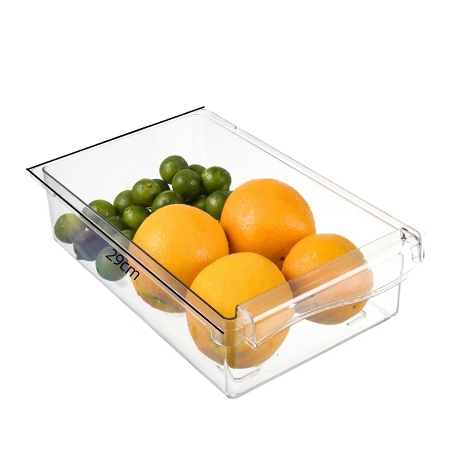 C Boîte à frid coulissante pour fruits et vétérinaires Transparent Plateau de cuisine Réfrigérateur peu encombrant