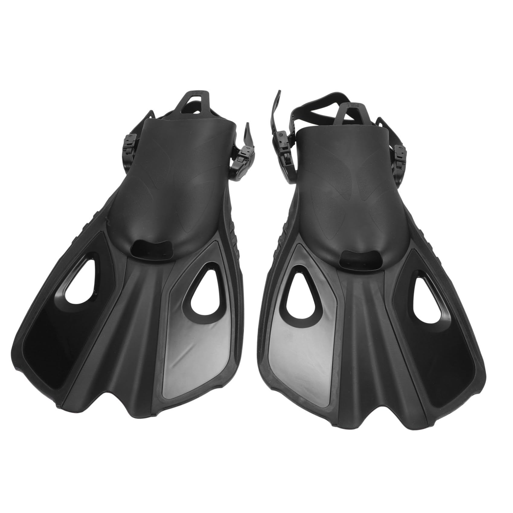 Happyyami Aletas para Nadar Aletas de Natacion para Hombre Aletas Cortas tamaño Viaje Aletas Aletas natación Nadadores Aleta de Buceo Aletas de Snorkel para Adultos Caucho Blue