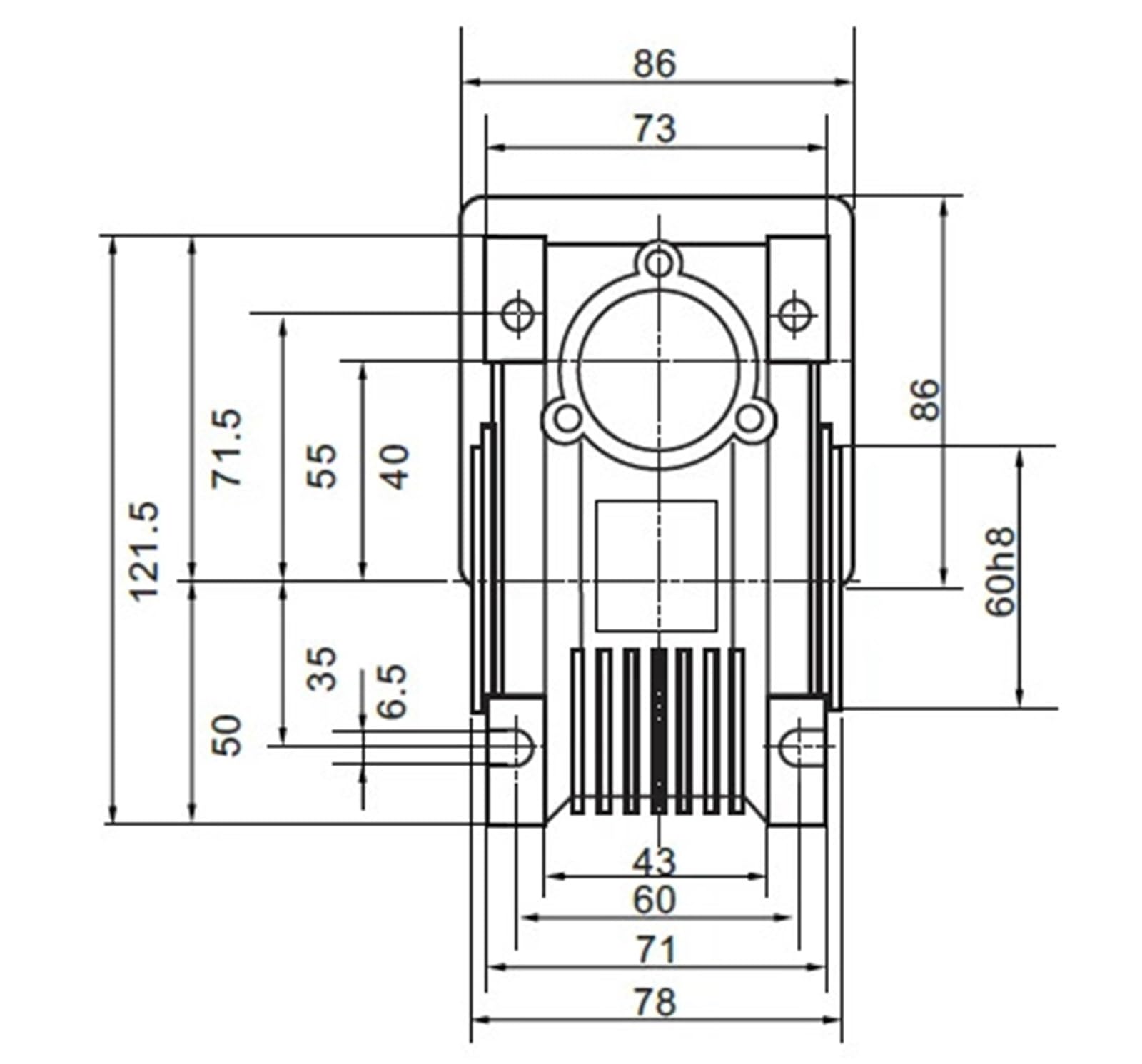 Reduktor prędkości silnika krokowego NEMA 12 NM z przekładnią ślimakową, przełożenie: 5:1/10:1/20:1/40:1/50:1/80:1(Stosunek 15 do 1,haftowane podwójne wyjście)