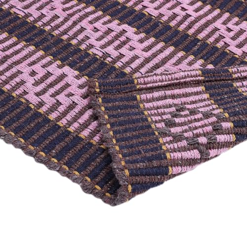 Image of THE HOME TALK Door Mat Set of 3 | Anti-Skid Cotton Blend Kitchen Rugs | 40 x 60 cm | Multi Color Mix & Match Design | Washable Floor Mats for Kitchen, Bathroom, Entrance & Home Decor