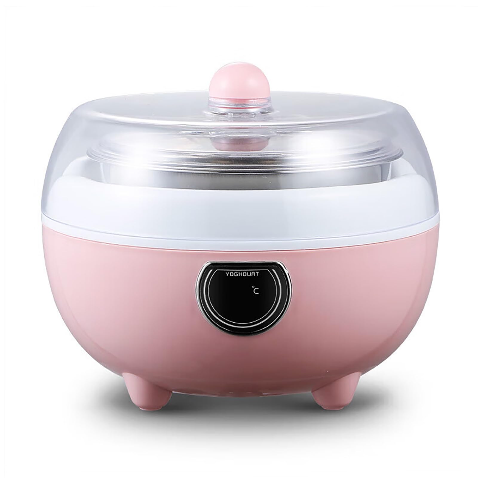 Máquina para Hacer Yogur, Yogurtera Automática, con Asa, Capacidad de 1 Litro, Fácil de Usar, Regalo Ideal para Hombres y Mujeres