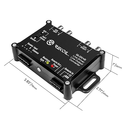 Miniatura 7 de Recoil LOCD - Convertidor de salida de línea activo de 2 canales, controlador 2 en 1, señal de salida de línea de 10 V con encendido remoto de