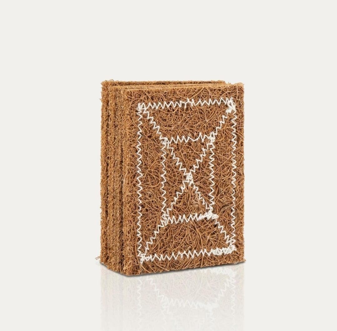 Coconut Scrub Pad 10cm x 8cm | Dishwashing Pad | Natural Long-Lasting Stitched Coir Scrubber - Set of (10)-image-41