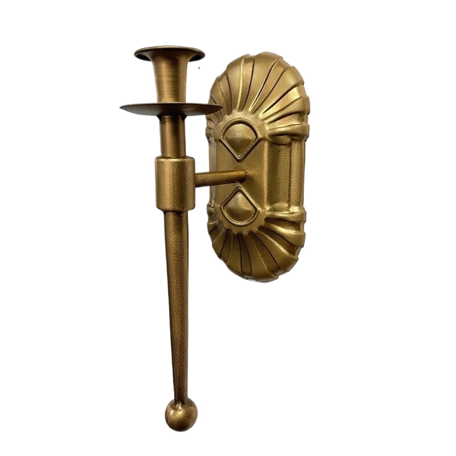 Tsophreniq Antique European Styles Metal Sconce Wall Mount Holder Candlestick for Living Room and Wedding Decoration Sconce